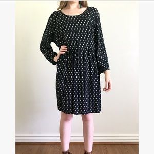 Old Navy Black Patterned Dress